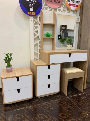 Bàn trang điểm gỗ mdf