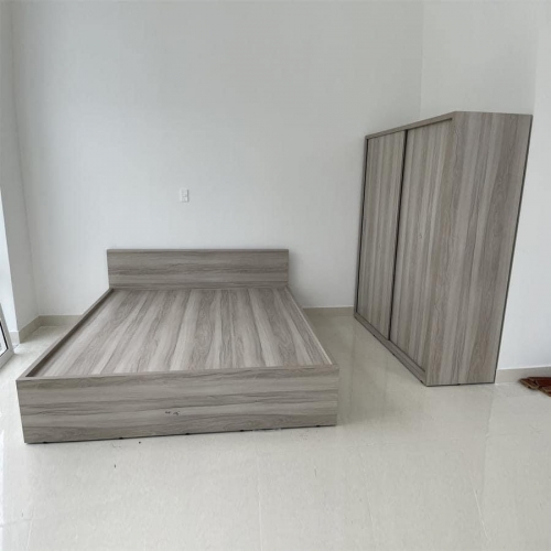 Giường gỗ mdf 1m6